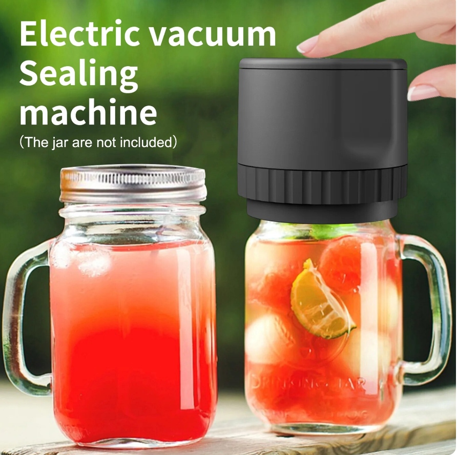 Electric Jar Vacuum Sealer Kit
